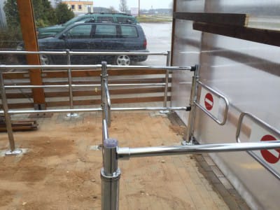 Gelahus i Sigulda - automatiska entréportar 4
