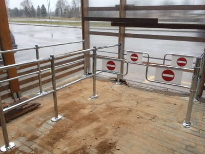 Gelahus i Sigulda - automatiska entréportar 5
