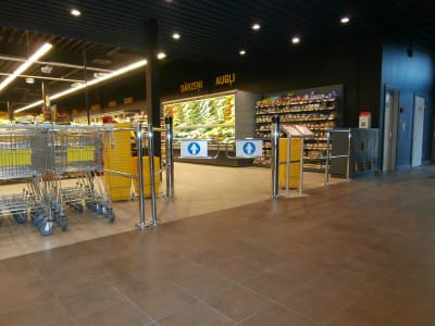 Ingångsport i butiken - TOP butik i Salacgriva
