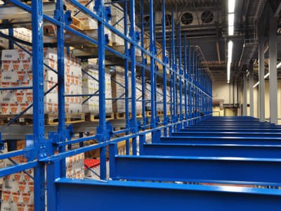 Installation av hyllsystem - DANMARK, "ARLA", SØNDERUPVEJ 16