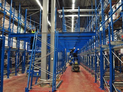 Installation av hyllsystem - DANMARK, "ARLA", SØNDERUPVEJ 2