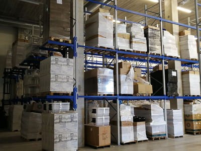 Lager i Estland - monterade lagerhyllsystem - VVN.LV. 2
