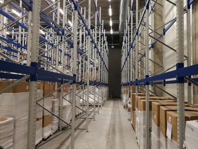 Lager i Estland - monterade lagerhyllsystem - VVN.LV. 3