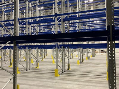 leverans och installation av pallställ 6