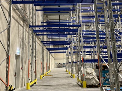 leverans och installation av pallställ 7