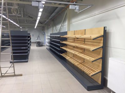 Butikshyllor och utrustning - leverans och montering - VVN.LV 5