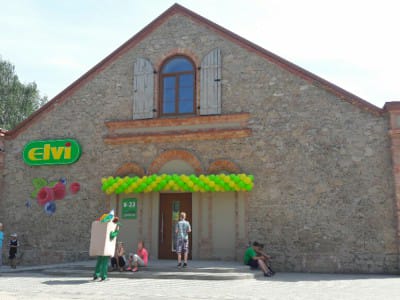 Leverans och montering av butikshyllor Elvi, Mežotne 7